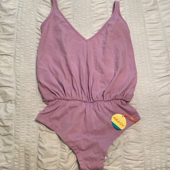 NWT MILK THE GOAT PURPLE ROMPER - Picture 3 of 7